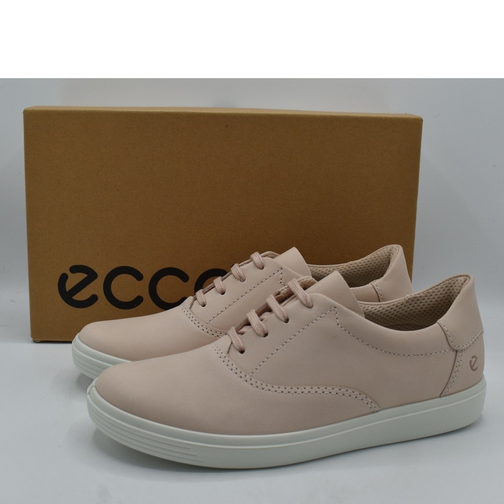 ECCO Classic Sneaker Women EU 38 US 7-7.5 Rose Dust Leather Low Cut NWB